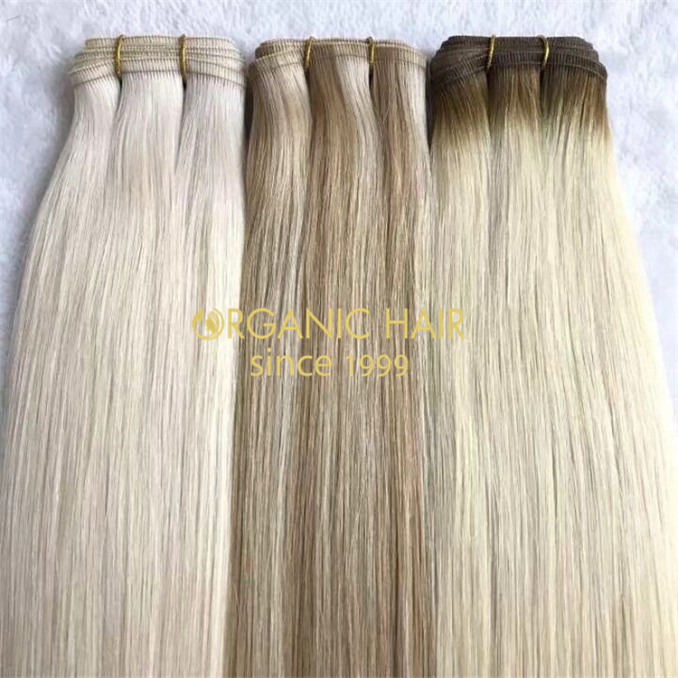 A new trend-New hybrid weft with best raw hair A114
